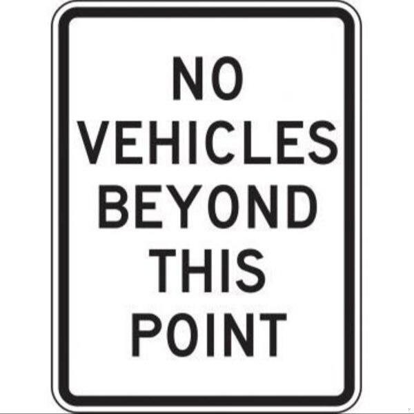 Accuform FACILITY TRAFFIC SIGN 24 in X 18 in FRR243HP - main